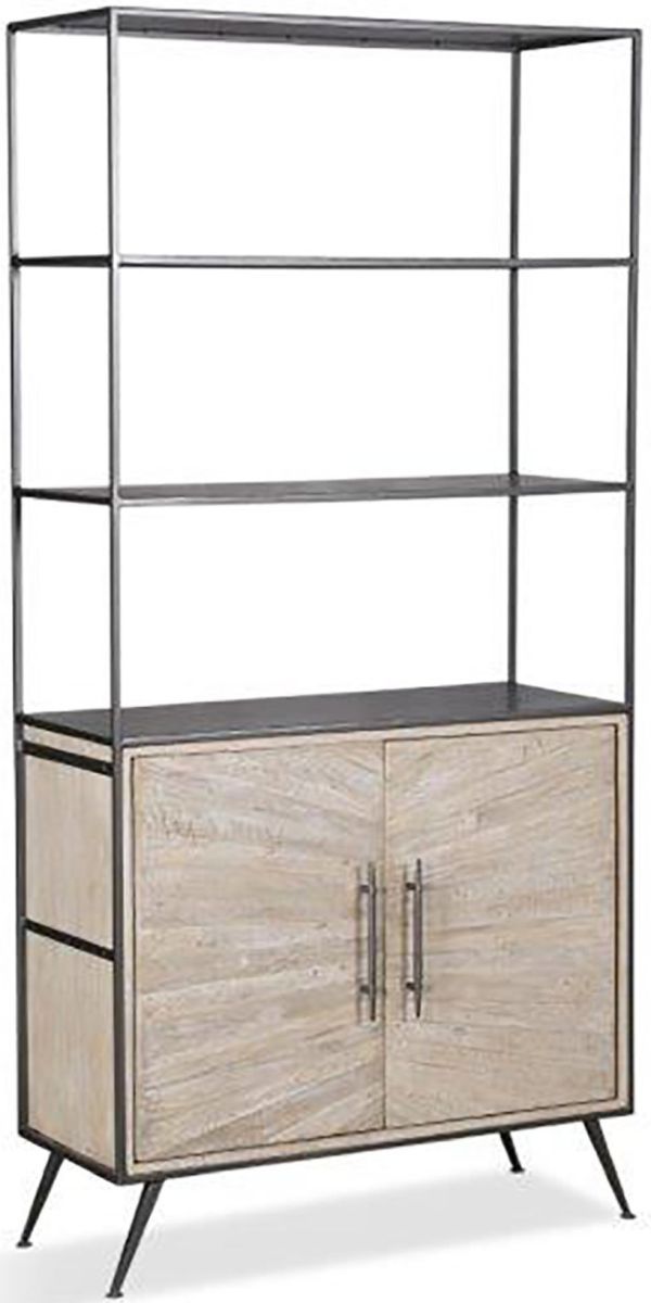 Parker House® Crossings Monaco Weathered Blanc Bookcase