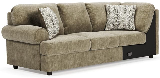 Signature Design by Ashley® Hoylake 3-Piece Chocolate Sectional with Chaise 3