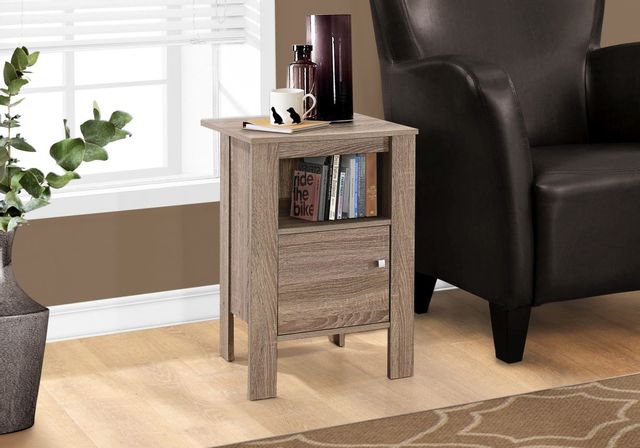 Monarch Specialties Inc. Dark Taupe Accent Table 8