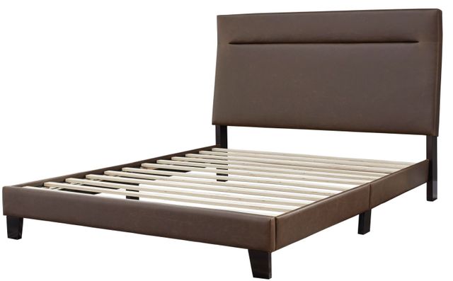 Signature Design by Ashley® Adelloni Brown Queen Upholstered Bed 3