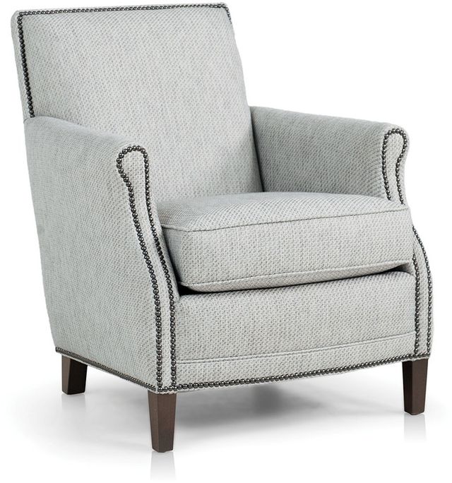 Smith Brothers 517 Collection Grey Stationary Chair 1