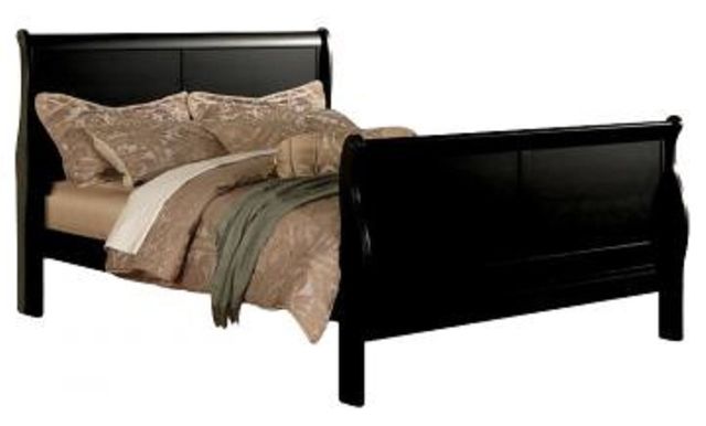 ACME Furniture Louis Philippe III Black Full Sleigh Bed
