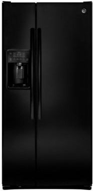 GE® 23.2 Cu. Ft. Black Side-By-Side Refrigerator