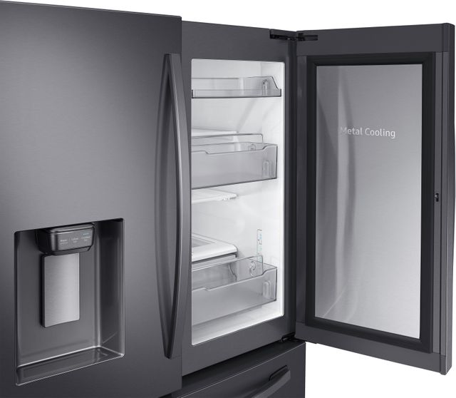 Samsung 27.8 Cu. Ft. Fingerprint Resistant Black Stainless Steel French Door Refrigerator 2