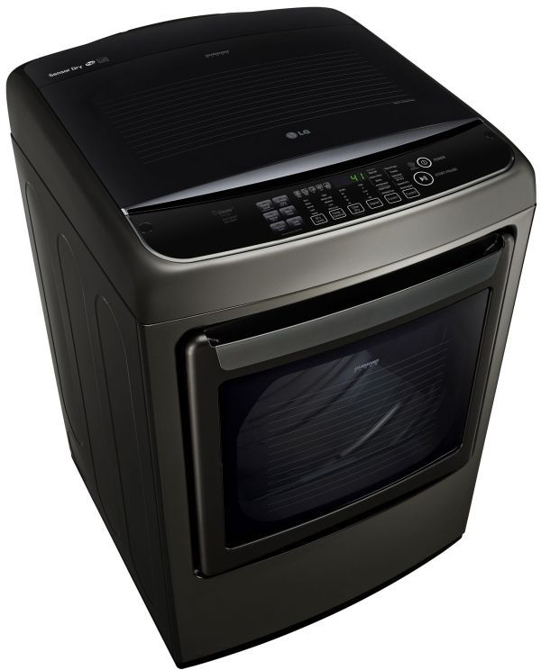 LG 7.3 Cu. Ft. Black Stainless Steel Front Load Electric Dryer 4