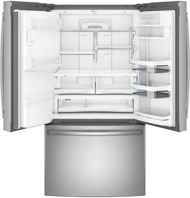 GE Profile™ 27.83 Cu. Ft. Stainless Steel French Door Refrigerator 2
