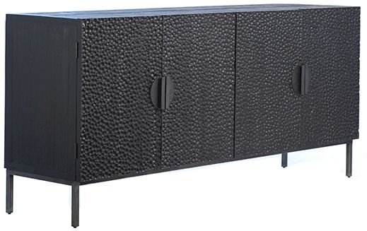 Dovetail Furniture Athens Black Stained Sideboard 1