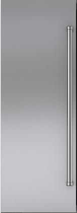 Sub-Zero® Classic 36" Stainless Steel French Door Flush Inset Door Panel with Pro Handle