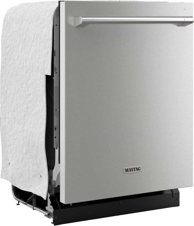 Maytag® Eco Series 24" Fingerprint Resistant Stainless Steel Top Control Built In Dishwasher-2