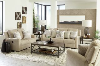 iAmerica  Good Vibes Putty Power Reclining Sofa