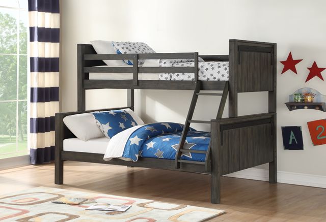 Donco Trading Company City Shadow Twin/Full Barn Style Bunkbed-1