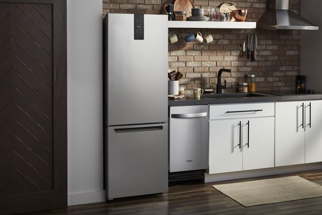 Whirlpool® 12.9 Cu. Ft. Fingerprint-Resistant Stainless Bottom Freezer Refrigerator 6