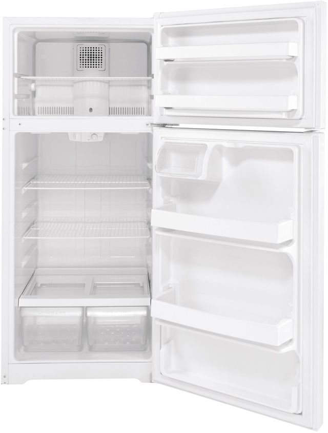 GE® 16.6 Cu. Ft. White Top Freezer Refrigerator-1