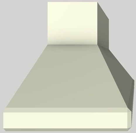 Vent-A-Hood® 66" Biscuit Wall Hood 1