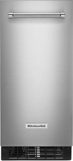 KitchenAid® 15" Stainless Steel with PrintShield™ Finish Automatic Ice Maker