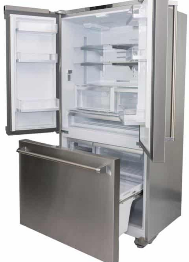 BlueStar® 19.86 Cu. Ft. Stainless Steel Counter Depth French Door Refrigerator-2
