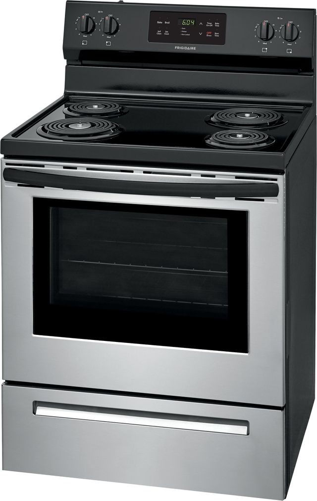Frigidaire® 29.88" Stainless Steel Free Standing Electric Range 6