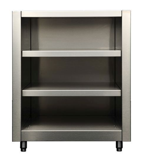 Kalamazoo™ Outdoor Gourmet Signature Series 27" Marine-Grade Stainless Steel Open Shelf Cabinet-0