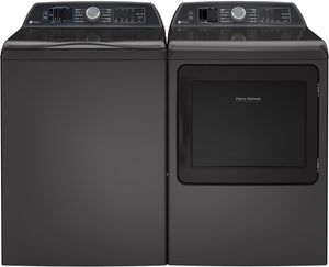 PTW905BPTDG | PTD90EBPTDG - GE Profile 9-Series Top Load Laundry Pair with a 5.3 Cu Ft Washer and a 7.3 Cu Ft Dryer