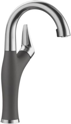 Blanco® Artona Bar Stainless Finish/Cinder 2.2 GPM Sink Faucet