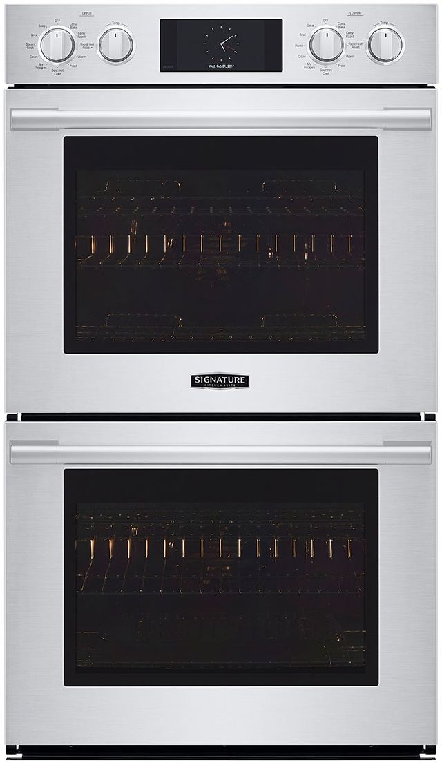 30-inch Double Wall Oven with Steam-Combi