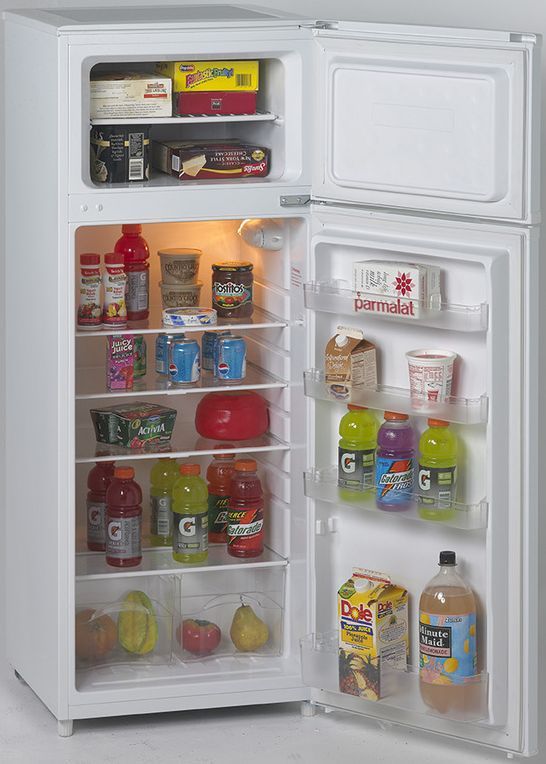 Avanti® 7.4 Cu. Ft. White Top Freezer Apartment Size Refrigerator 1