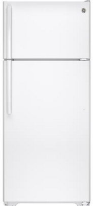 GE® Series 17.5 Cu. Ft. Top Freezer Refrigerator-White