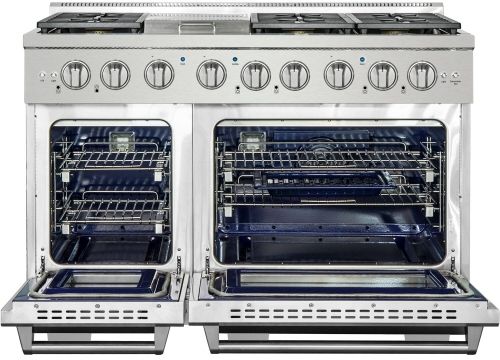 NXR Culinary Series 48" Stainless Steel Pro Style Dual Fuel Range-1
