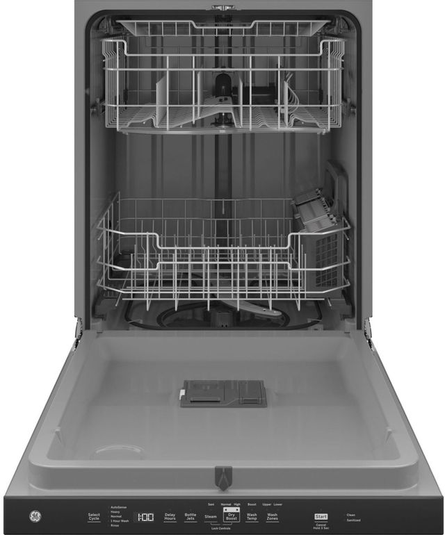 GE® 24" Black Built In Dishwasher 12