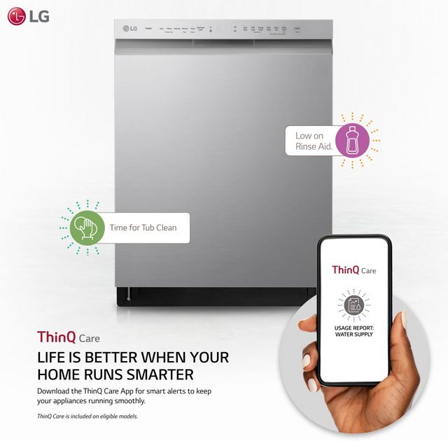 LG 24" Stainless Steel Built In Dishwasher-1