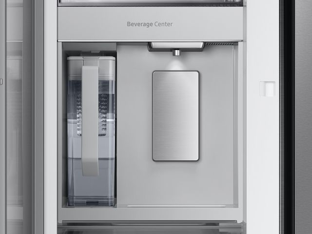 Samsung Bespoke 30 Cu. Ft. Stainless Steel 3-Door French Door Refrigerator with Beverage Center™-2