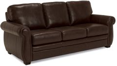 Palliser Furniture Borrego Walnut Leather Match Sofa