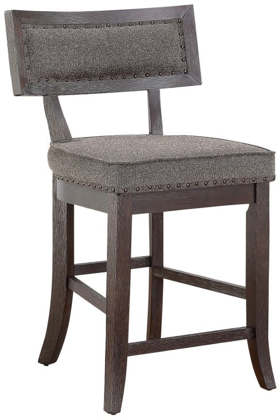 Homelegance® Oxton Cherry Brown Counter Height Chair