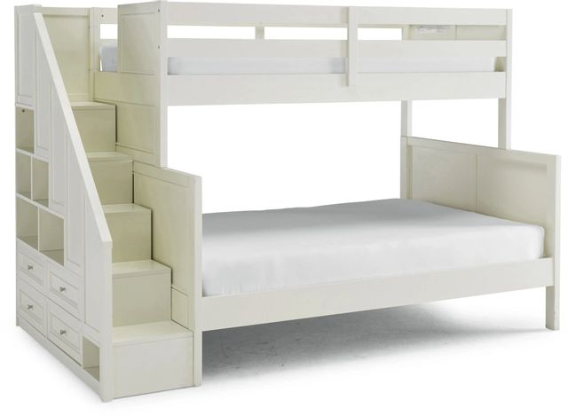homestyles® Naples Off-White Twin/Full Bunk Bed-1