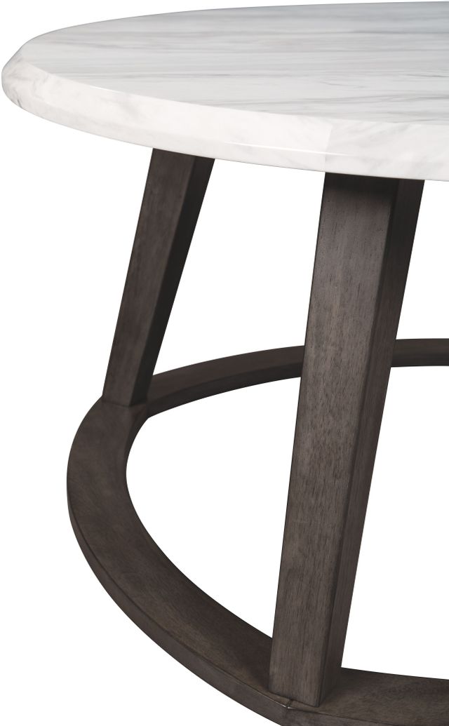 Tables d'appoint ronde 3 morceaux Luvini, blanc, Signature Design by Ashley® 1