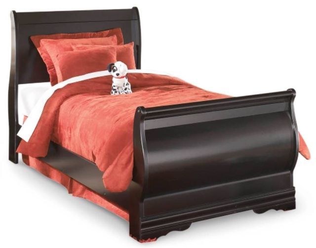 Signature Design by Ashley® Huey Vineyard 6-Piece Black Full Youth Sleigh Bed Set-1