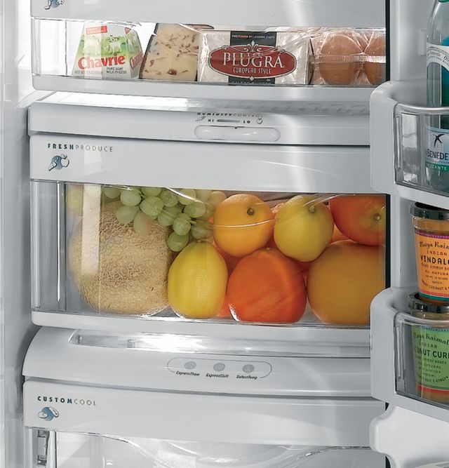 Monogram® 24.6 Cu. Ft. Side-by-Side Refrigerator-Stainless Steel 3