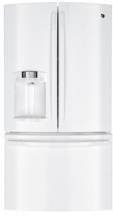 GE® ENERGY STAR® 28.6 Cu. Ft. French Door Refrigerator-White