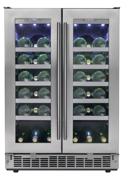 Silhouette® Napa 24” Stainless Steel Wine Cooler 1