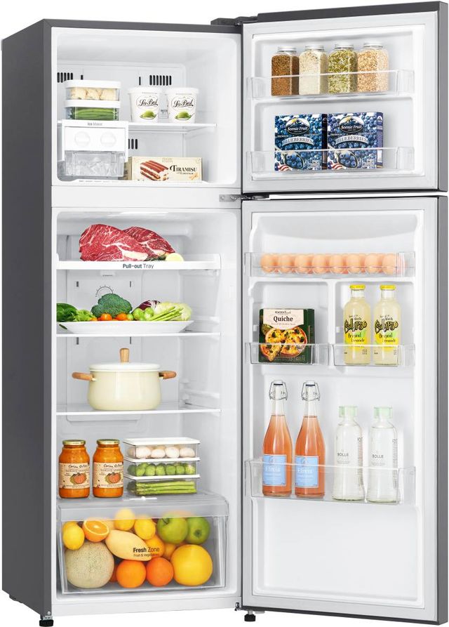 LG 11.1 Cu. Ft. Stainless Steel Top Freezer Refrigerator-2