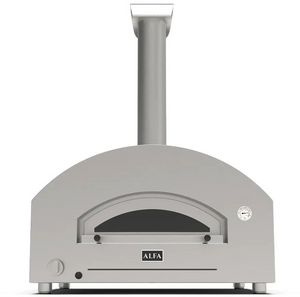 Alfa Futuro Silver Black Pizza Oven 