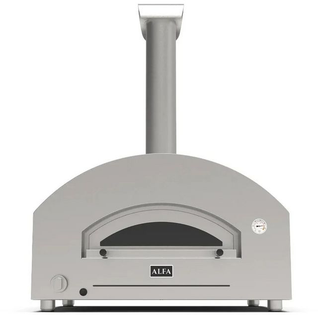 Alfa Futuro Silver Black Pizza Oven -0