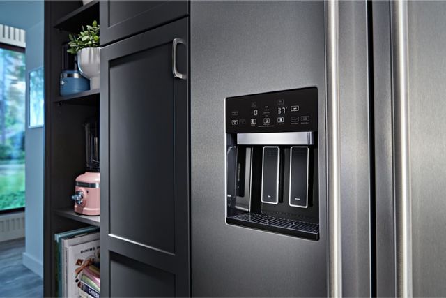 KitchenAi® 29.4 Cu. Ft. PrintShield™ Stainless Steel Built In Side-by-Side Refrigerator 6
