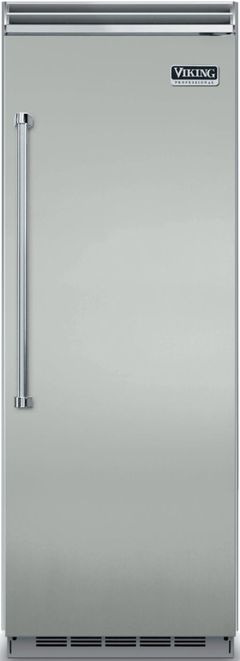 Viking® 5 Series 30 in. 17.8 Cu. Ft. Arctic Grey Column Refrigerator