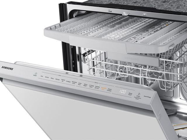 Samsung 24" White Glass Built In Dishwasher-3