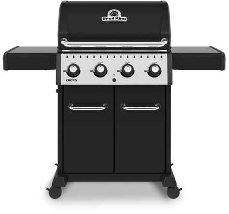 Broil King® Crown™ 420 Black Freestanding Natural Gas Grill-0