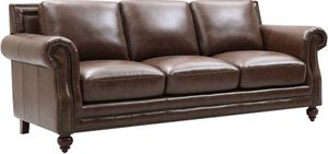 Leather Italia™ Georgetowne Bayliss Rustic Brown Sofa