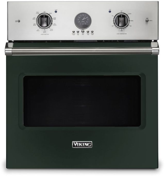 Viking® 5 Series 27" Blackforest Green Professional Built In Single Electric Premiere Wall Oven