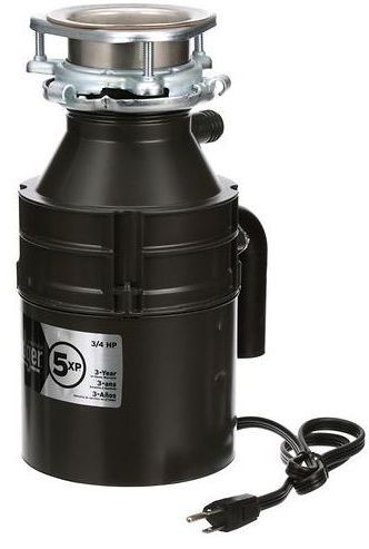 InSinkErator® Badger® 5XP® 0.75 HP Continuous Feed Waterborne Grey Enamel Garbage Disposal 2