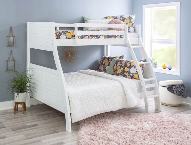 Powell® Easton White Twin/Full Bunk Bed| Kitchen Appliances, laundry ...